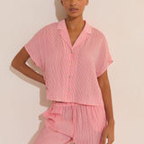 Etam oselia - chemise in imp fond rose