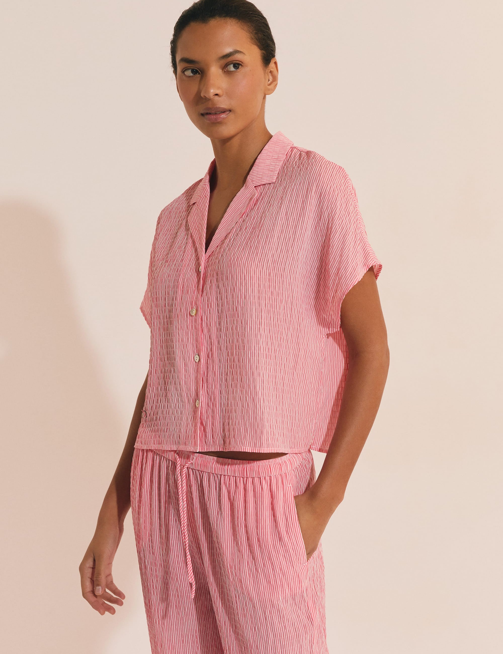 Etam oselia - chemise in imp fond rose