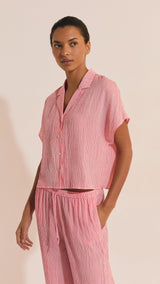 Etam oselia - chemise in imp fond rose