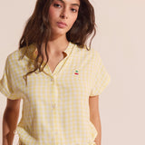 Etam brise - chemise mc in jaune vif - Image 3