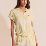 Etam brise - chemise mc in jaune vif - Image 1