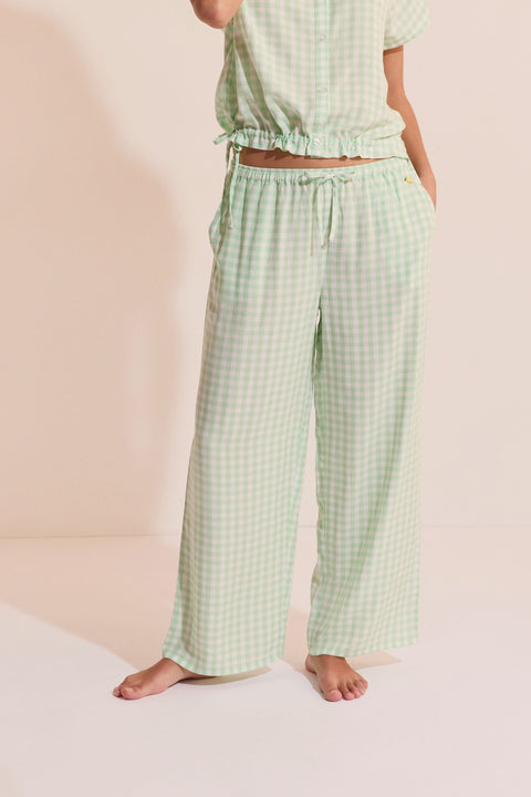 Etam brise - pantalon 7/8 in vert nil