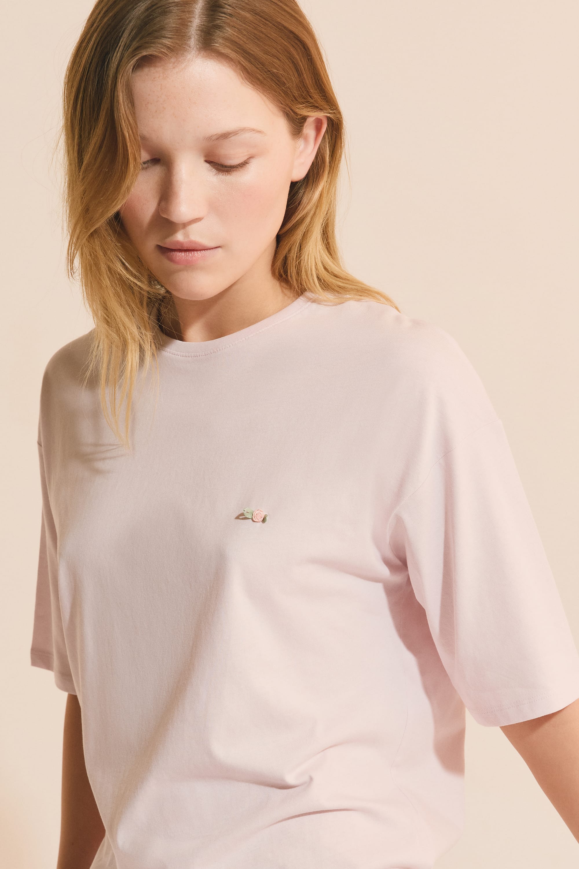 Etam oria - t shirt in rose poudre - Image 3