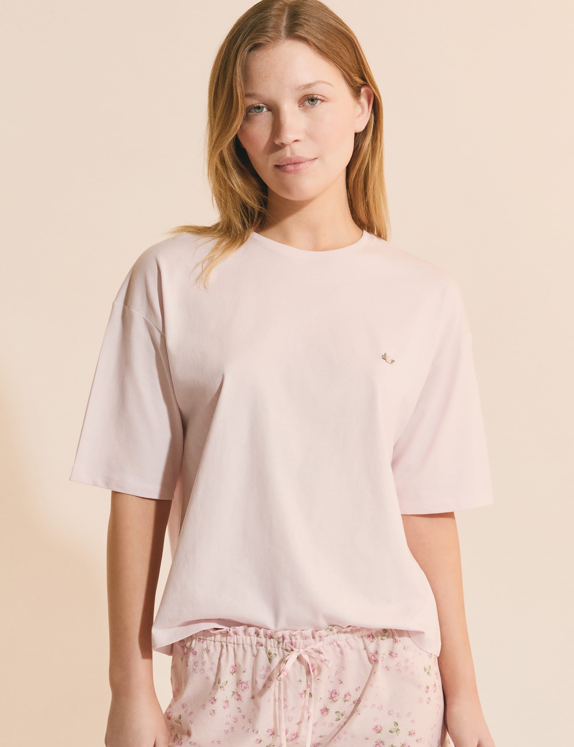 Etam oria - t shirt in rose poudre - Image 1