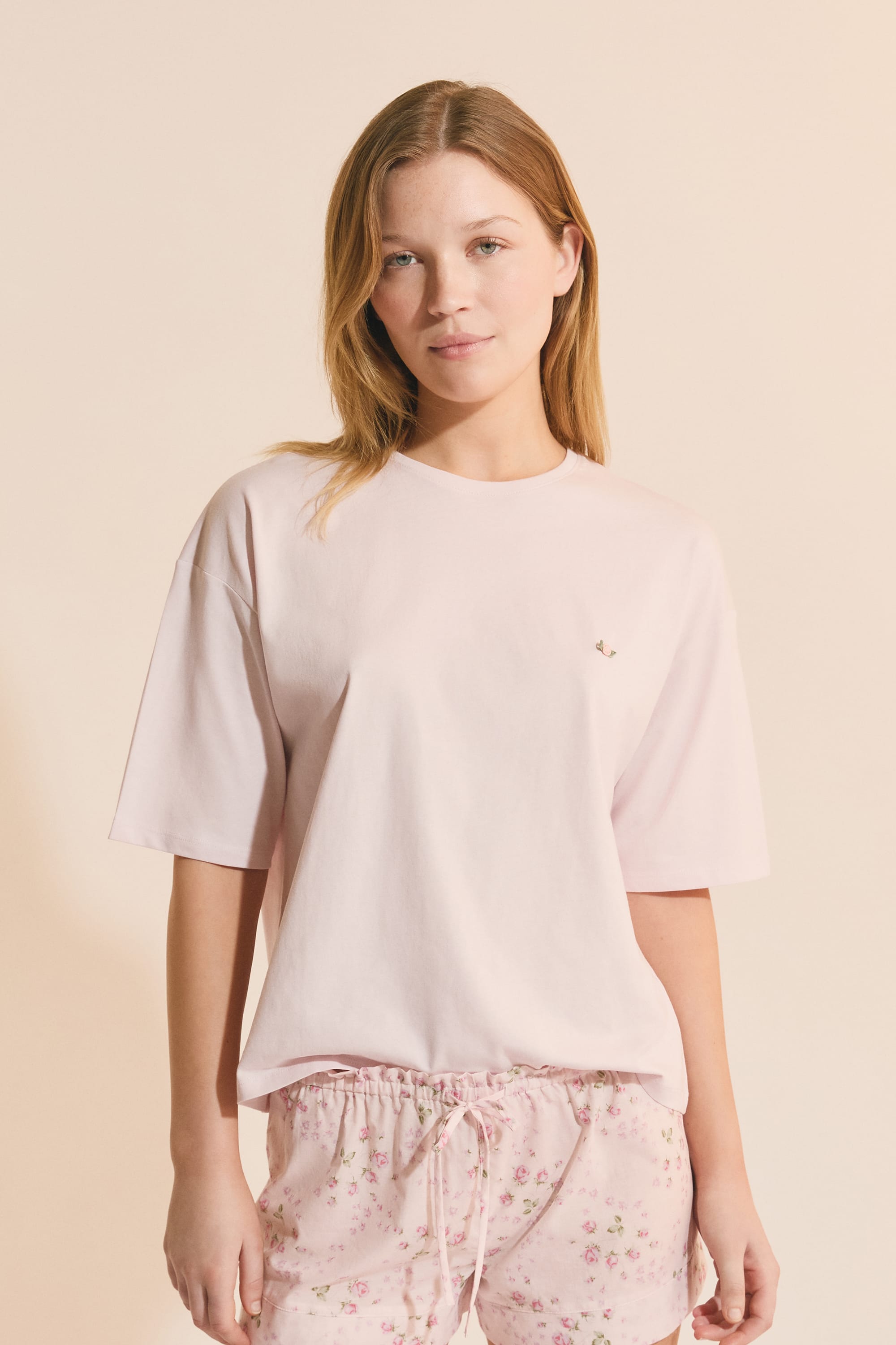 Etam oria - t shirt in rose poudre - Image 1