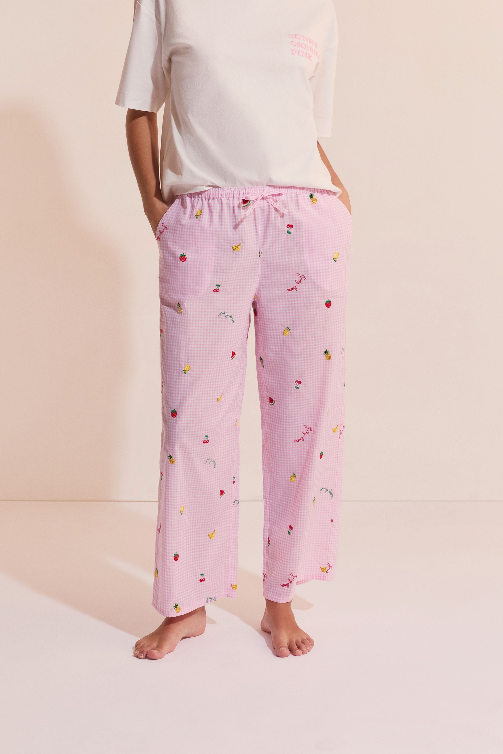 Etam brisa - pantalon 7/8 in rose bonbon - Image 1
