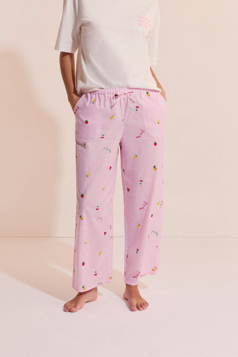Etam brisa - pantalon 7/8 in rose bonbon