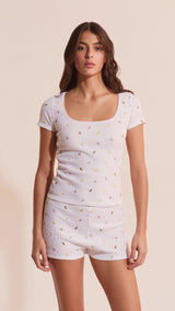 Etam rives - t-shirt in white - Image 4