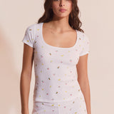 Etam rives - t-shirt in white - Image 1