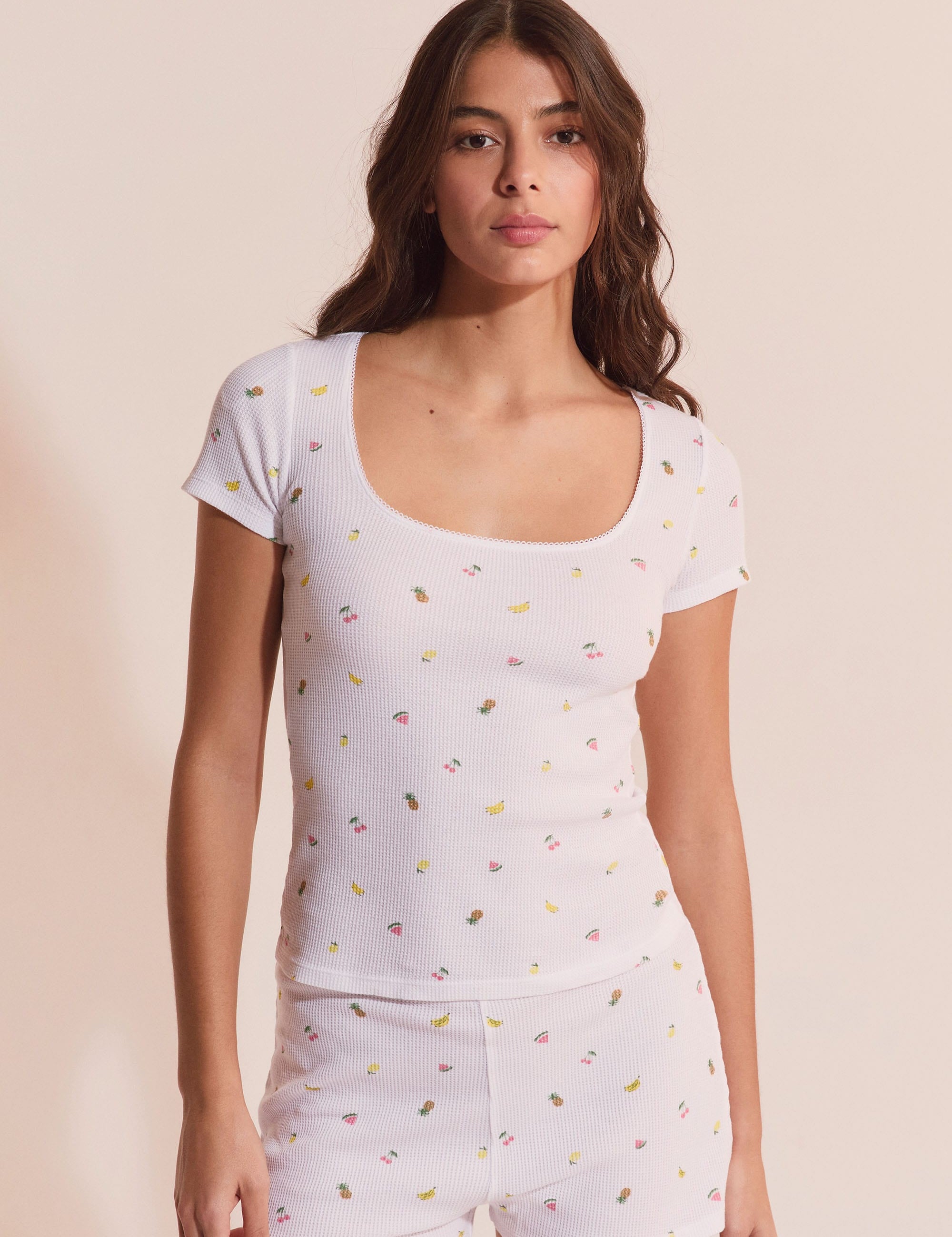 Etam rives - t-shirt in white - Image 1
