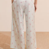 Etam fiocco - pantalon 7/8 in imp bleu vert, - Image 2