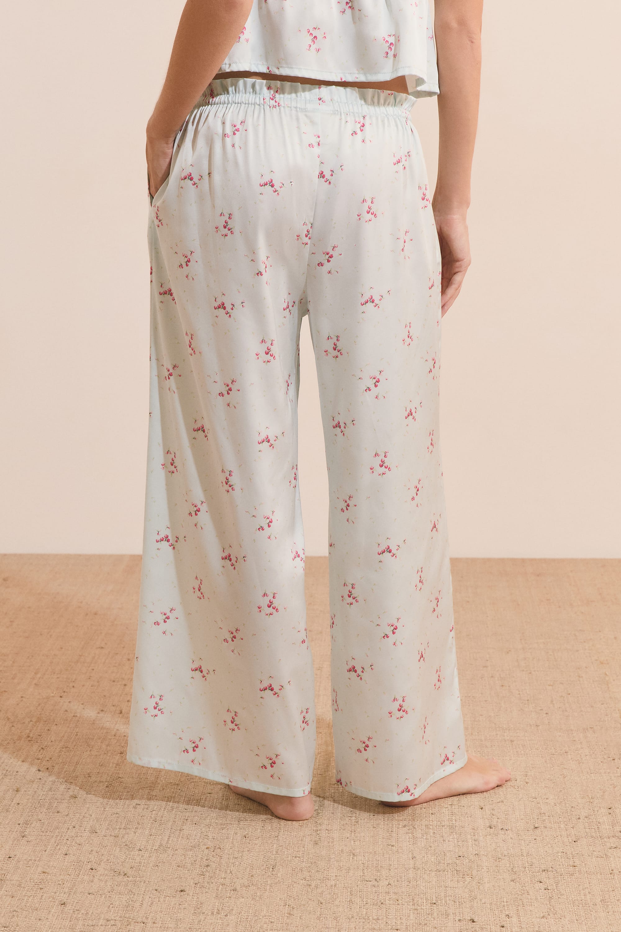 Etam fiocco - pantalon 7/8 in imp bleu vert, - Image 2