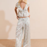 Etam fiocco - pantalon 7/8 in imp bleu vert, - Image 3