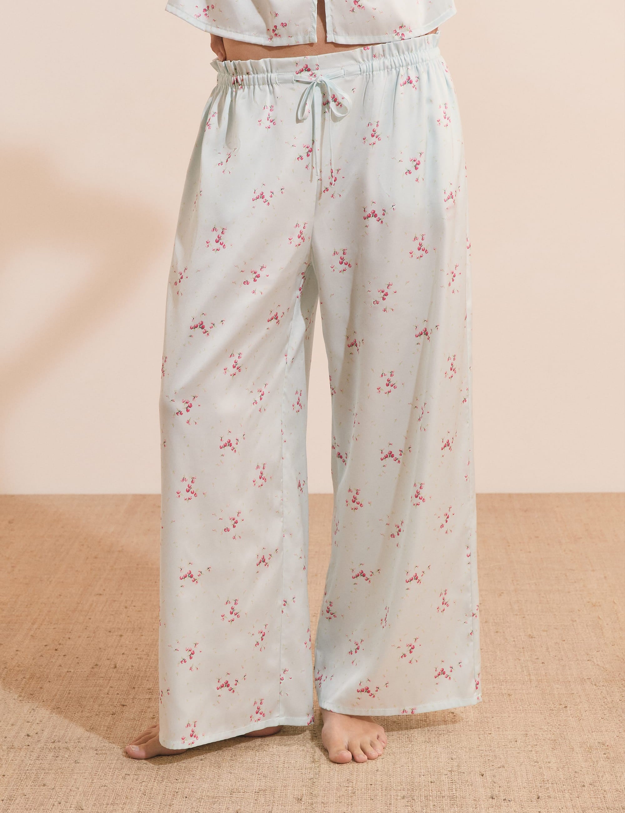 Etam fiocco - pantalon 7/8 in imp bleu vert, - Image 1