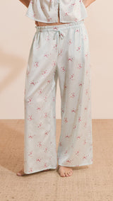 Etam fiocco - pantalon 7/8 in imp bleu vert, - Image 1