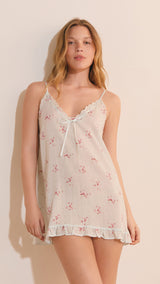 Etam fiocco - nuisette in imp bleu vert, - Image 1