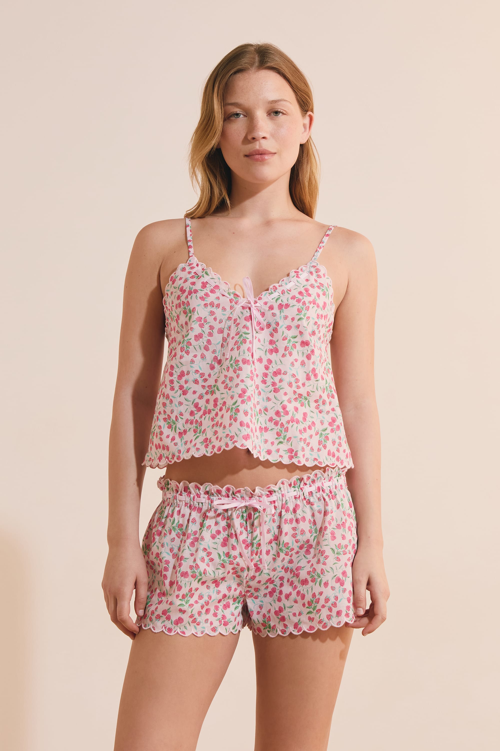 Etam feuilline - caraco in imp fond rose - Image 4