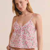 Etam feuilline - caraco in imp fond rose - Image 3