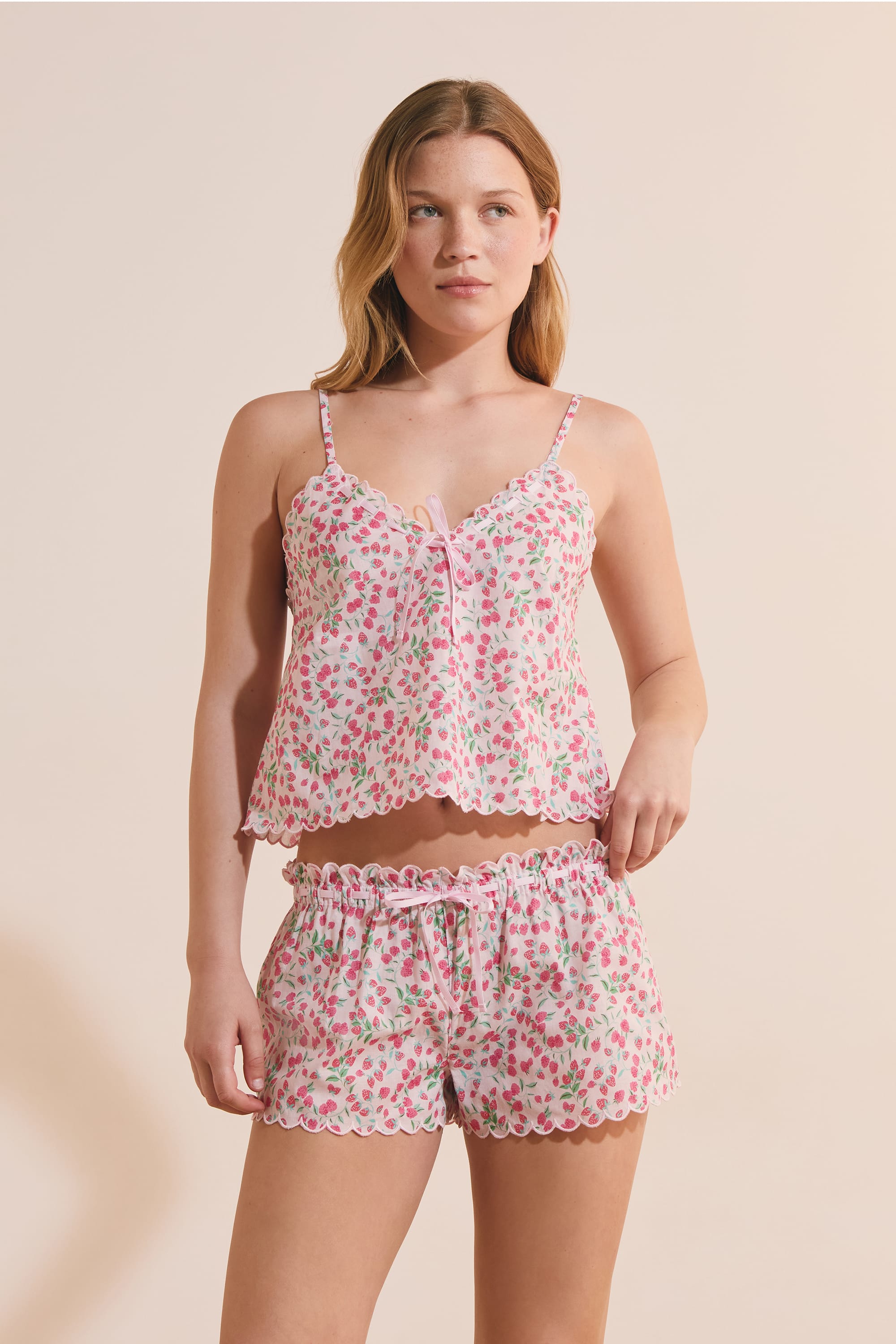 Etam feuilline - short in imp fond rose - Image 4
