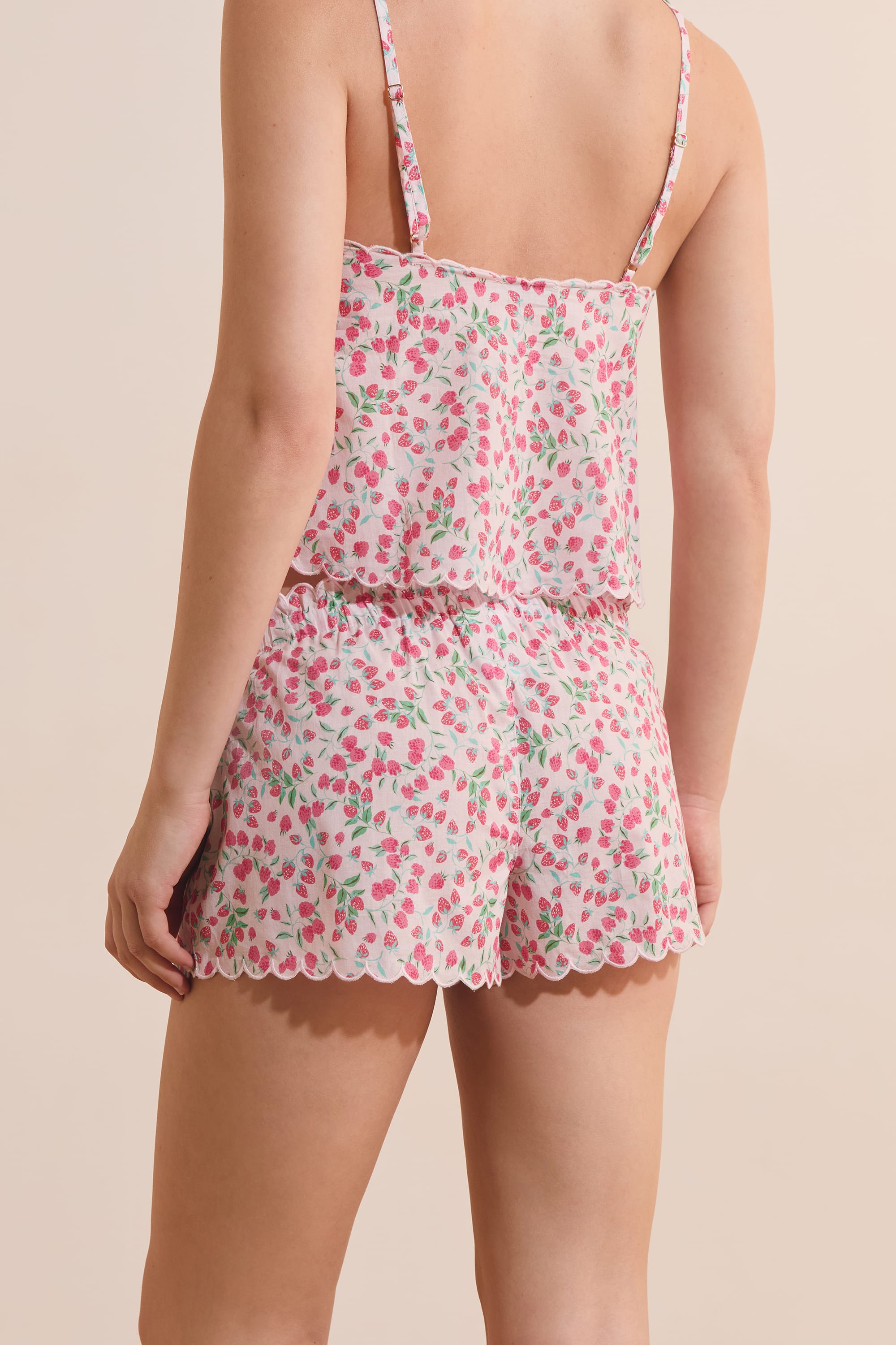Etam feuilline - short in imp fond rose - Image 2