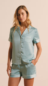 Etam gia - chemise mc spe in bleu azur - Image 4