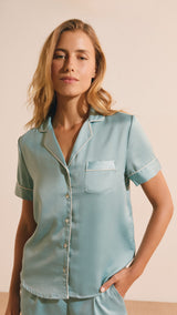 Etam gia - chemise mc spe in bleu azur - Image 3