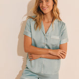 Etam gia - chemise mc spe in bleu azur - Image 1