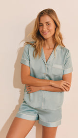 Etam gia - chemise mc spe in bleu azur - Image 1
