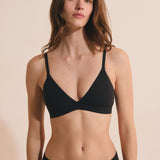 Etam pure soft - SA triangle 2 in black