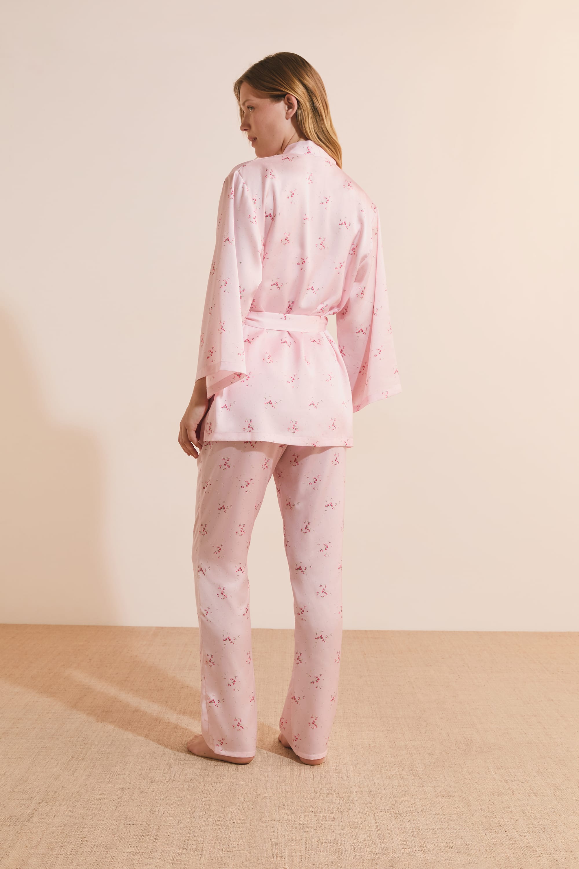 Etam fiocco - pyjama 3 pieces in pink - Image 2