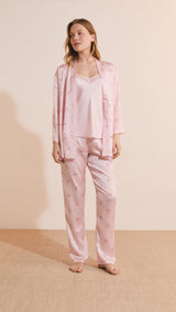 Etam fiocco - pyjama 3 pieces in pink - Image 1