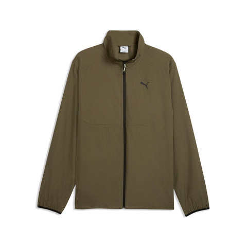 PUMA PUMATECH woven track jacket men in loden green