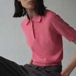 Mango sweater casparin in fuchsia - D1