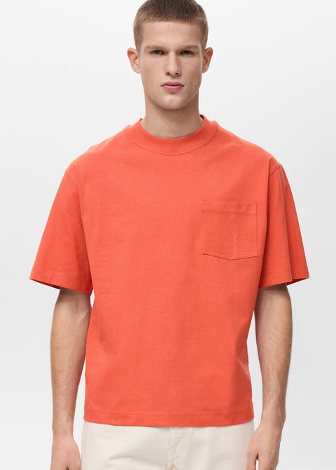 Mango t-shirt anouki in orange