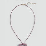 Mango necklace romant in vintage pink