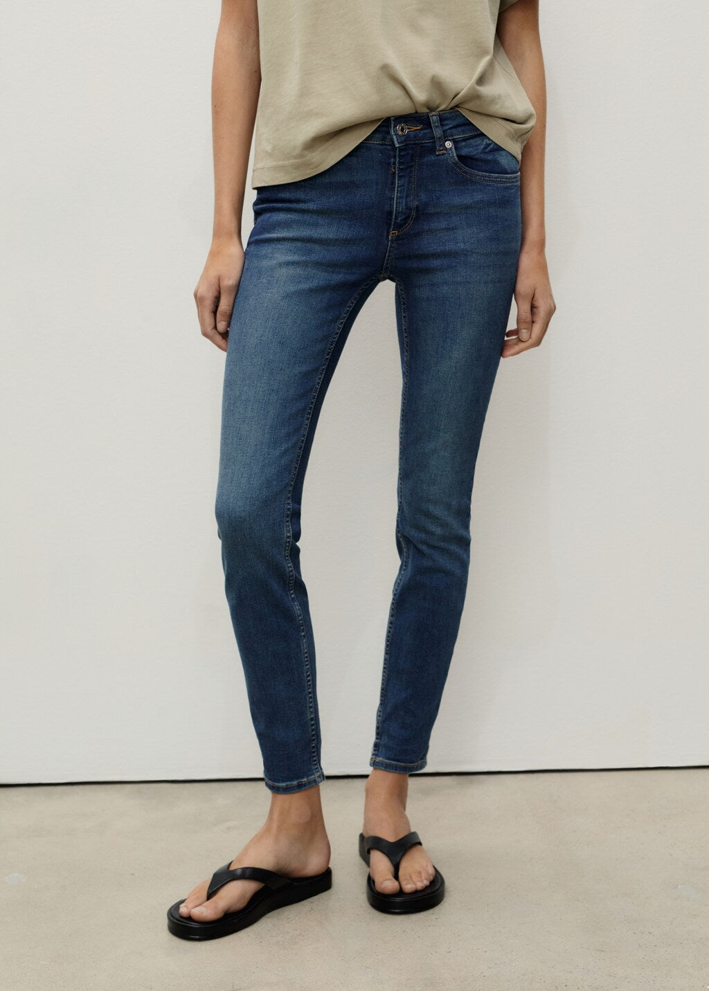 Mango jeans pushup in dark denim