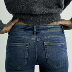 Mango jeans pushup in dark denim - D1