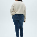 Mango jeans pushup in dark denim - D4