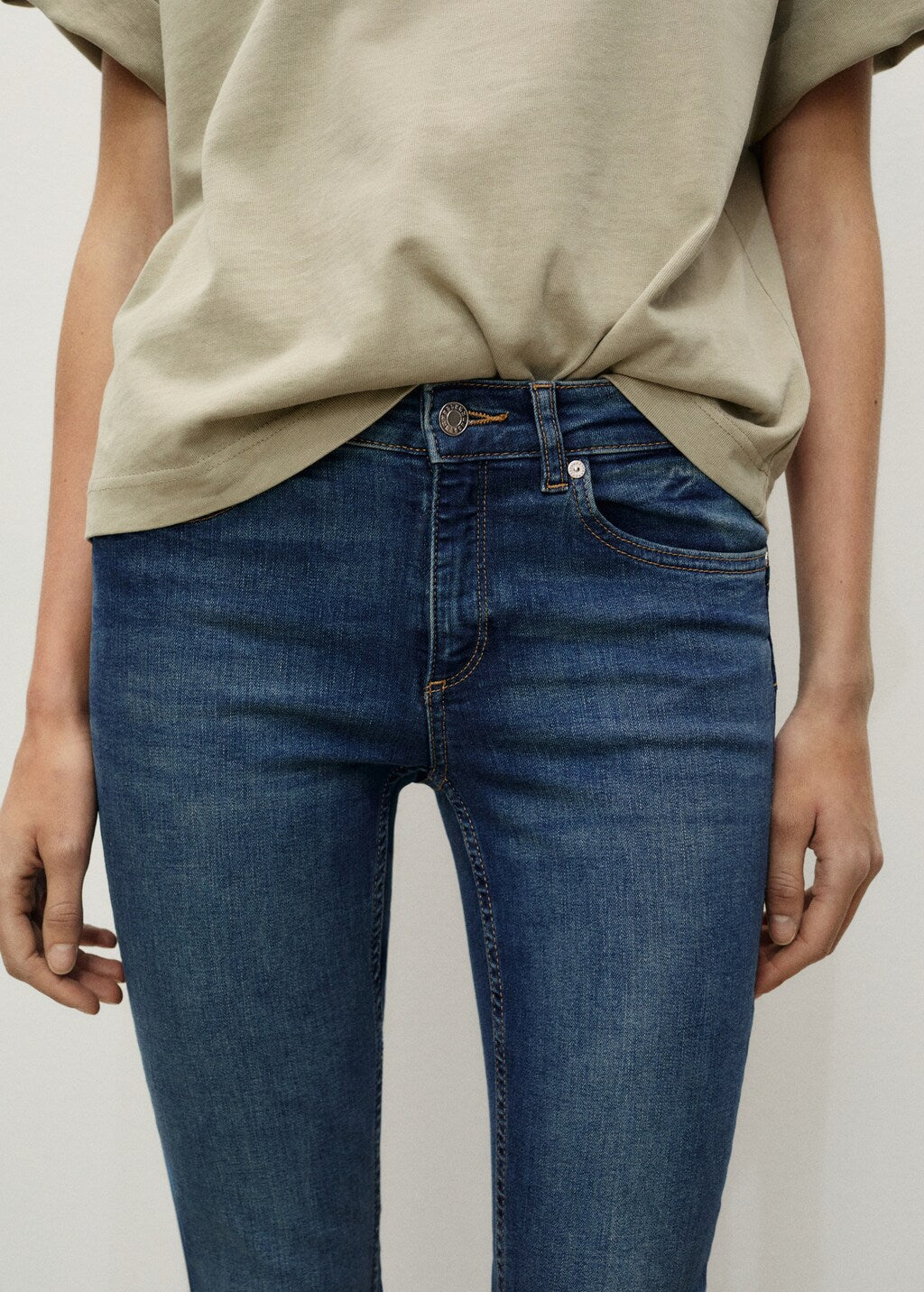 Mango jeans pushup in dark denim - D6