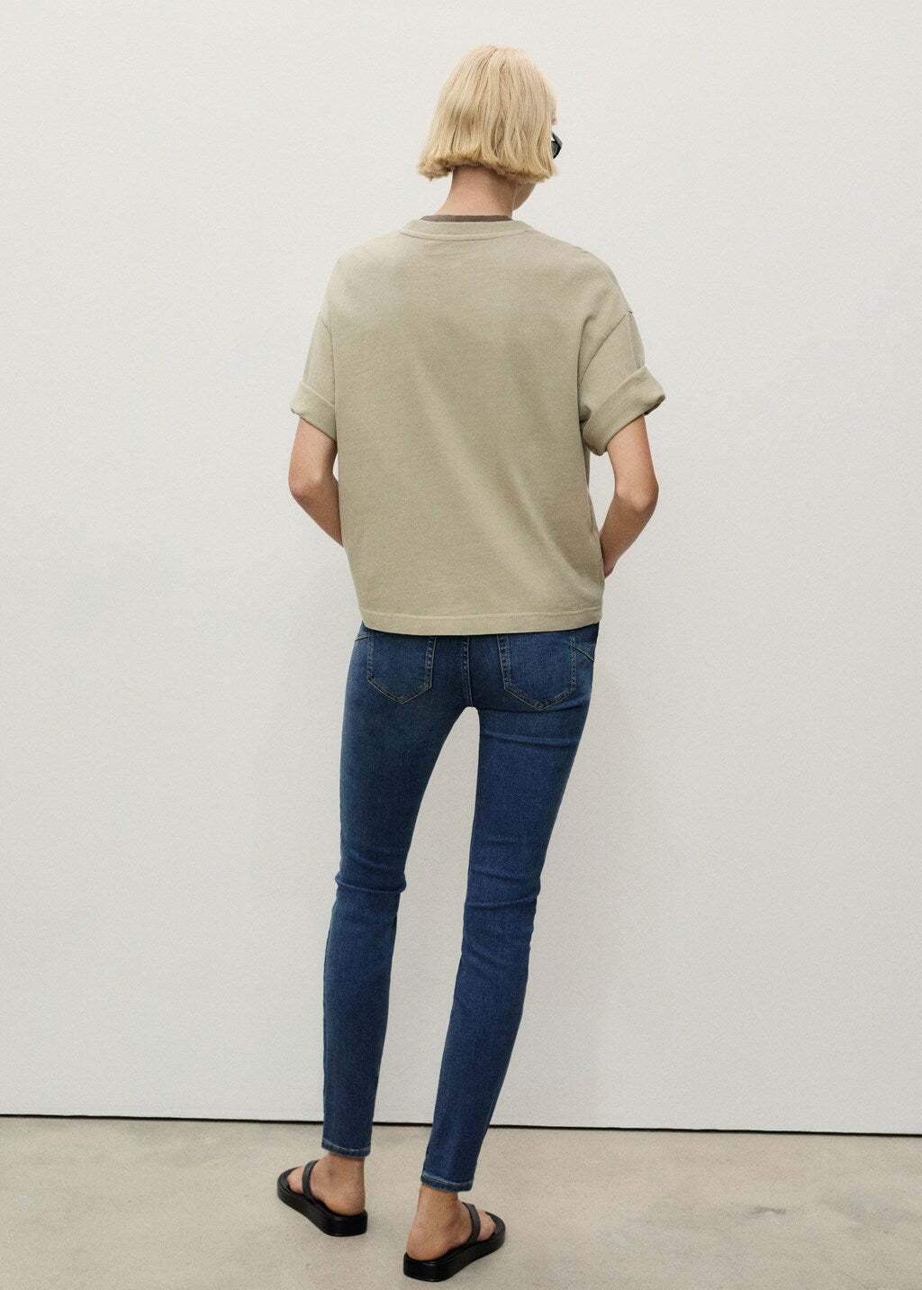 Mango jeans pushup in dark denim - R