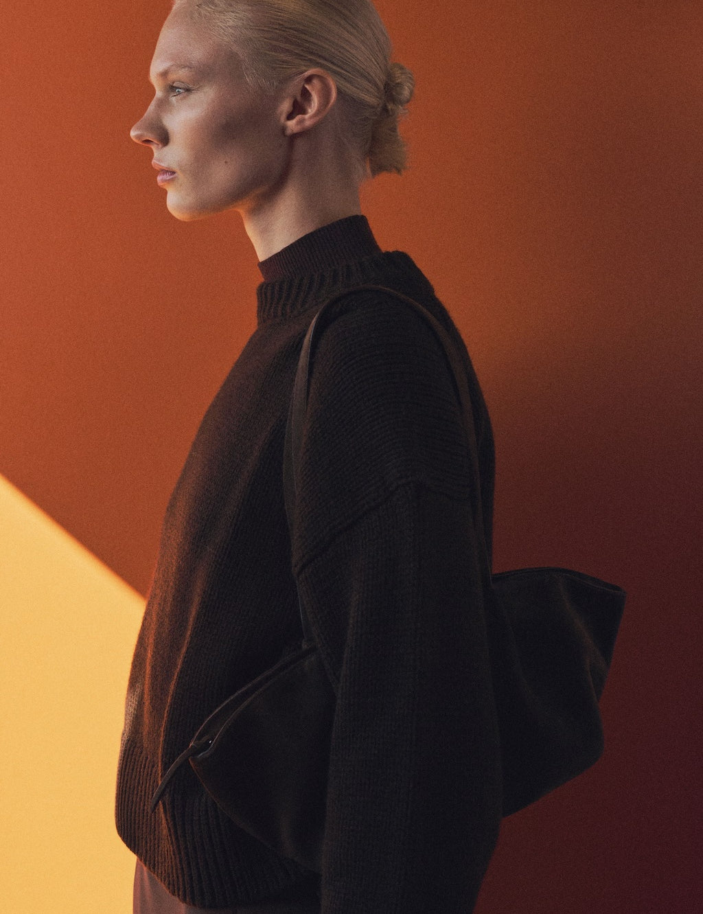 Mango sweater fuster in brown