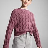 Mango sweater carli in cherry