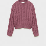 Mango sweater carli in cherry - B