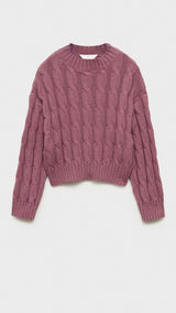 Mango sweater carli in cherry - B