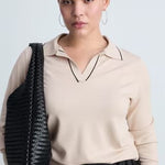 Mango sweater verta in stone