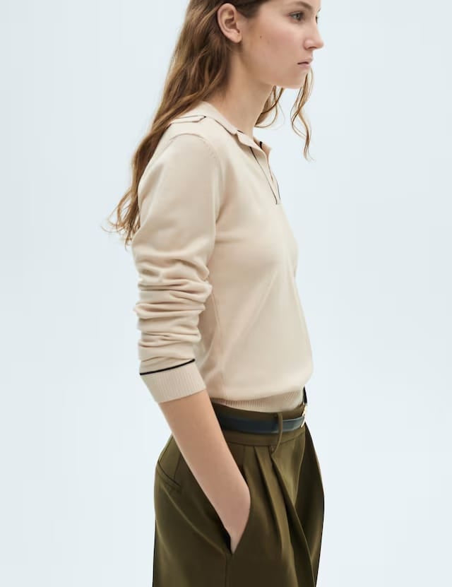 Mango sweater verta in stone