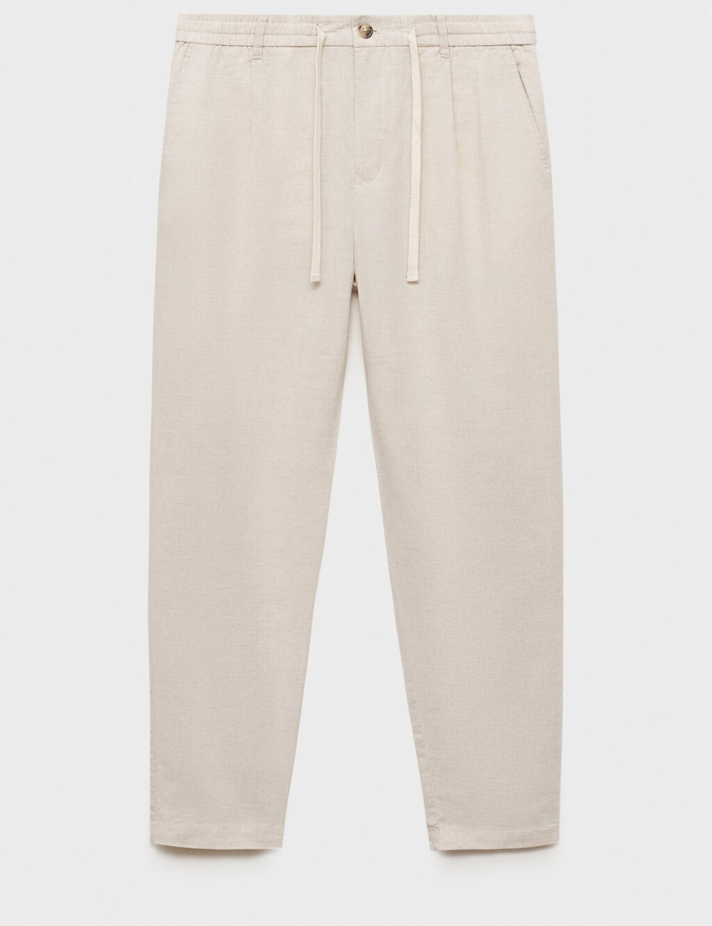 Mango trousers romelino in raw/unbleached - B