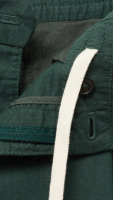 Mango trousers romelino in bottle green - D8