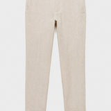 Mango trousers oyster in raw/unbleached - B