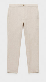 Mango trousers oyster in raw/unbleached - B